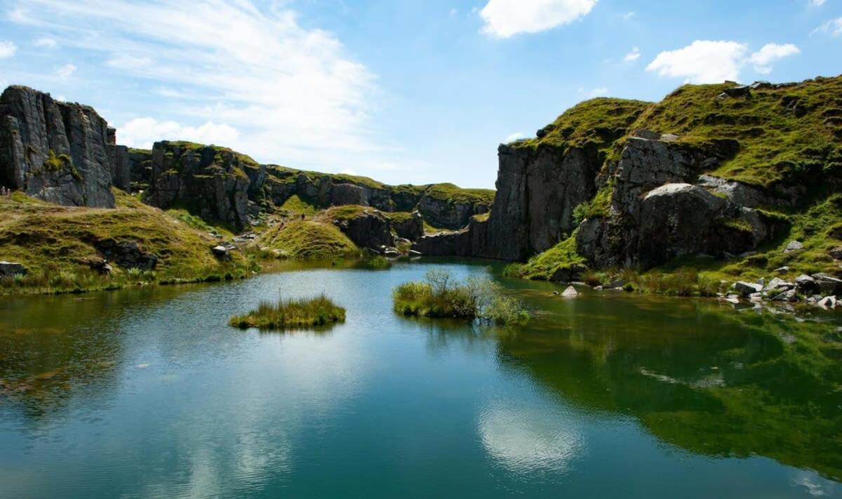 فيلا Dartmoor Barn On North Hessary Tor يلفيرتون المظهر الخارجي الصورة