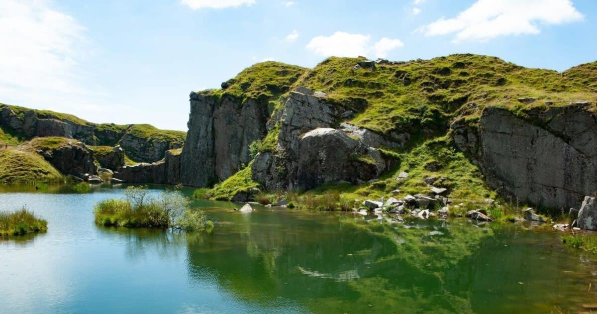 فيلا Dartmoor Barn On North Hessary Tor يلفيرتون المظهر الخارجي الصورة